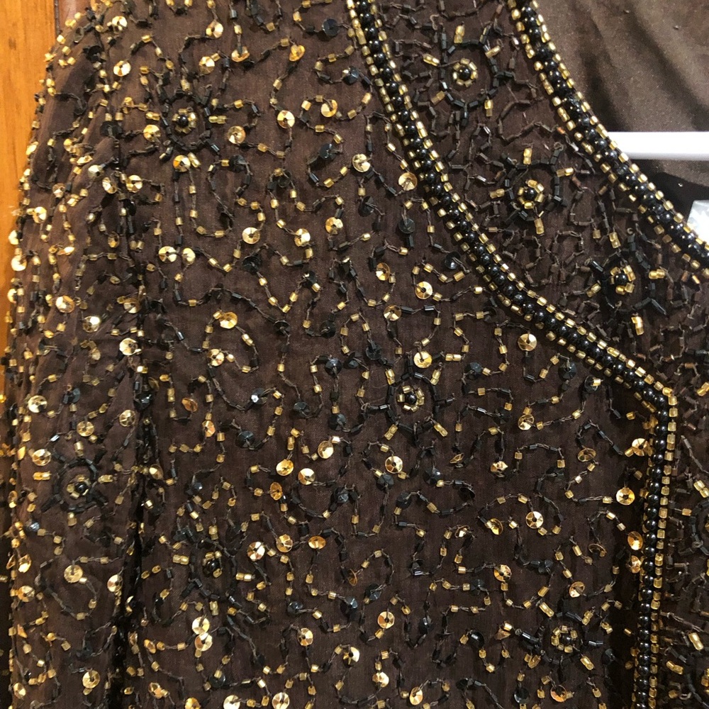 Lawrence Kazar elegant embellished jacket - Picture 5 of 12